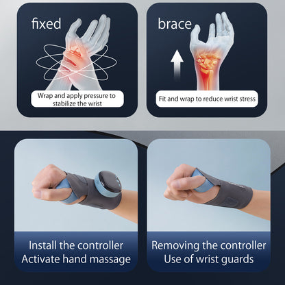 Smart Heated Wrist Massager – Portable Relief for Hand & Wrist Tension