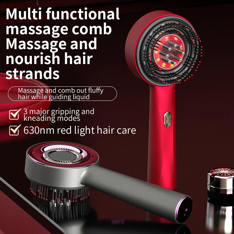 Enhance Scalp Health & Boost Hair Growth with the Electric Vibration Massage Comb